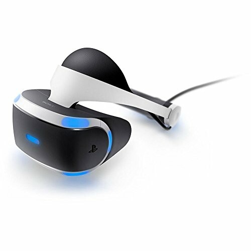 PlayStation VR headset on white background